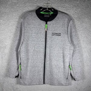 Porsche Driver's Selection Men's Cardigan Sweat Jacket 911 GT3 RS Gray US Medium